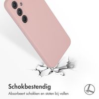 Accezz Liquid Silicone Backcover Samsung Galaxy A55 - Roze