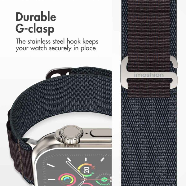 imoshion Nylon Alpine Band Apple Watch | 38/40/41/42 mm - Indigo