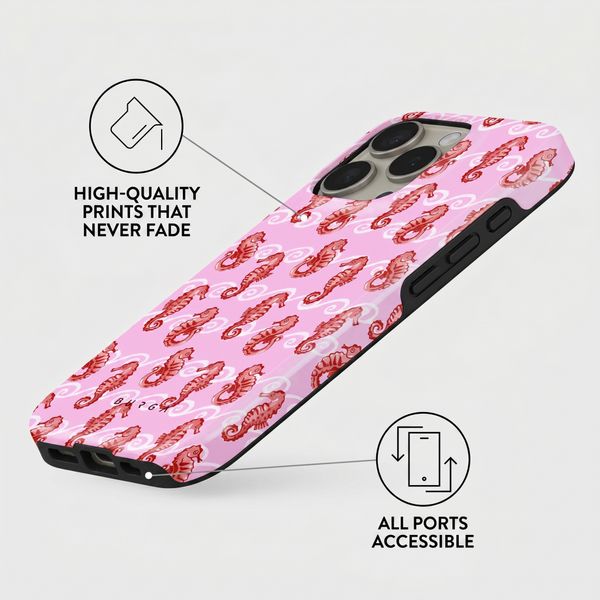 Burga Tough Back Cover with MagSafe Apple iPhone 16 Pro - Coral Reef