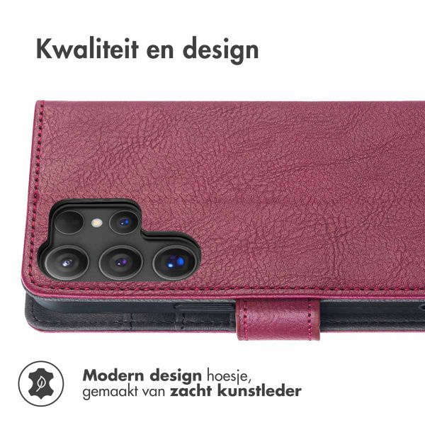 imoshion Luxe Bookcase Samsung Galaxy S24 Ultra - Bordeaux
