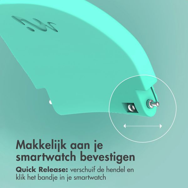 imoshion Flexibel Siliconen bandje - Universeel 20 mm aansluiting - Mintgroen