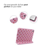 imoshion Kidsproof Design Backcover met handvat Samsung Galaxy Tab A11 Plus / A9 Plus - Hartjes