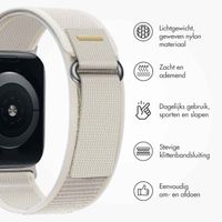 imoshion Nylon Trail bandje Apple Watch Series 1 t/m 11 / SE / Ultra (44/45/46/49 mm) - Sterrenlicht