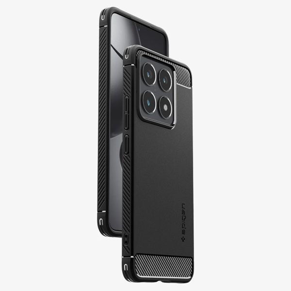 Spigen Rugged Armor Backcover Xiaomi 14T - Matte Black