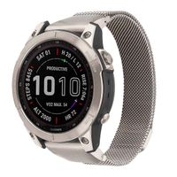 imoshion QuickFit® Milanees bandje Garmin Watch | 22 mm aansluiting - Starlight