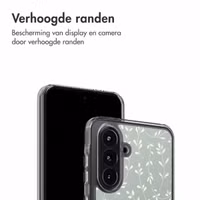 imoshion Design hoesje Samsung Galaxy A56 - Smoke Green Flowers