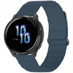 imoshion Magnetisch lederen bandje  - Universeel 22 mm aansluiting - Blauw