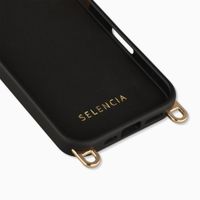 Selencia Rivièra MagSafe Backcover met afneembare haakjes Apple iPhone 16 - Velvet Black
