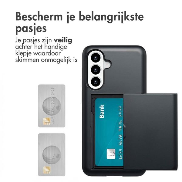 imoshion Backcover met pasjeshouder Samsung Galaxy A36 / A56 - Zwart