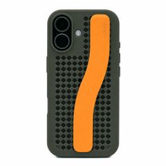 Callbuddy Hoesje met Strap Apple iPhone 17 - Camo Orange