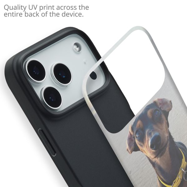 Ontwerp je eigen gel hoesje Apple iPhone 17 Pro - Zwart