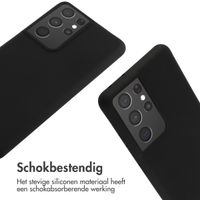 imoshion Siliconen hoesje met koord Samsung Galaxy S21 Ultra - Zwart