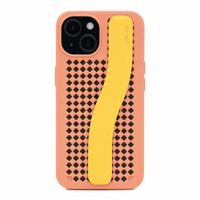 Callbuddy Hoesje met Strap Apple iPhone 17e / 16e / 15 / 14 / 13 - Coral Pop