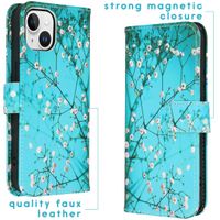 imoshion Design Softcase Bookcase iPhone 15 - Blossom