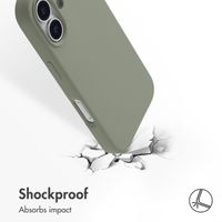 Accezz Liquid Silicone Back Cover with MagSafe Apple iPhone 17 - Cooper Green
