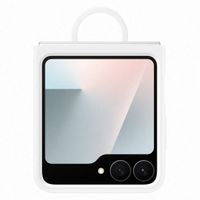 Samsung Originele Silicone Cover Ring Samsung Galaxy Z Flip 6 / Flip 7 FE - White