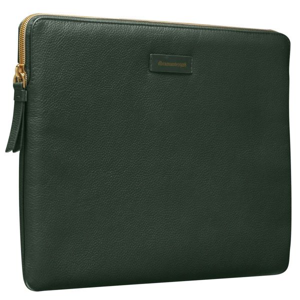 dbramante1928 Paris Sleeve - Laptop hoes 13 inch - Echt leer - MacBook Pro 13 inch / Air 13 inch - Evergreen