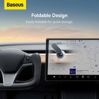 Baseus T-Space Series Magnetische Telefoonhouder auto - Dashboard en middenconsole - MagSafe - Frost Silver