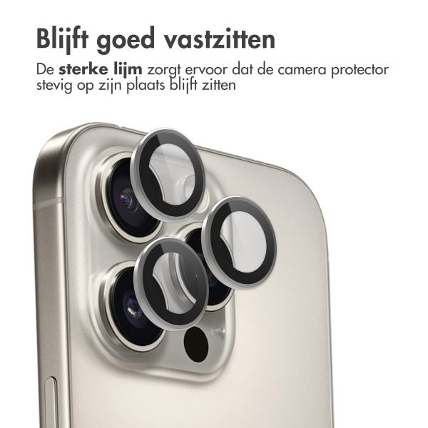 imoshion 2 Pack Camera lens protector Apple iPhone 16 Pro / 16 Pro Max - Natural / Titanium