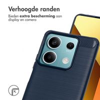 imoshion Brushed Backcover Xiaomi Redmi Note 13 (5G) - Donkerblauw