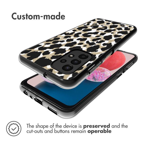 imoshion Design hoesje Samsung Galaxy A13 (4G) - Golden Leopard
