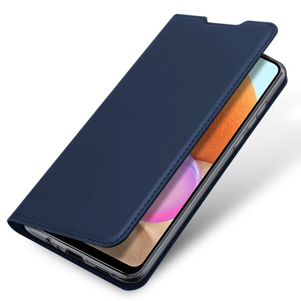 Dux Ducis Slim Softcase Bookcase Samsung Galaxy A32 (4G) - Donkerblauw