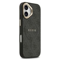 Guess Classic 4G Logo Backcover met MagSafe Apple iPhone 17 - Zwart