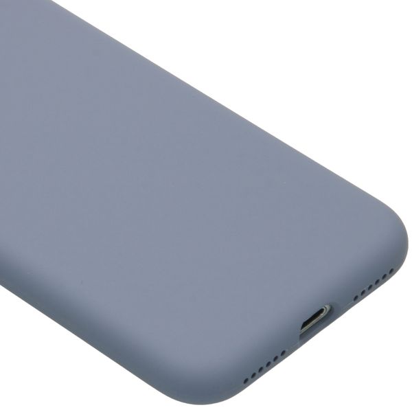 Accezz Liquid Silicone Backcover Apple iPhone SE (2022 / 2020) / 8 / 7 - Lavender Gray