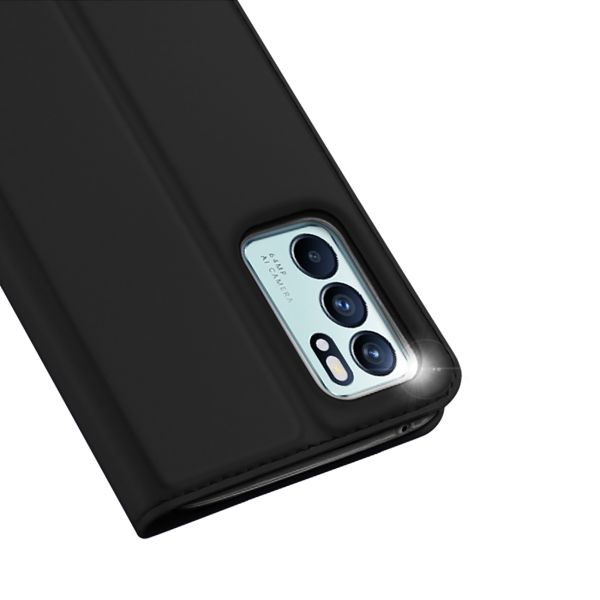 Dux Ducis Slim Softcase Bookcase Oppo Reno 6 5G - Zwart