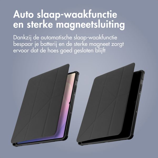 imoshion Origami Bookcase Samsung Galaxy Tab S9 11.0 inch / S10 Lite / S10 FE / S9 FE 10.9 inch - Zwart