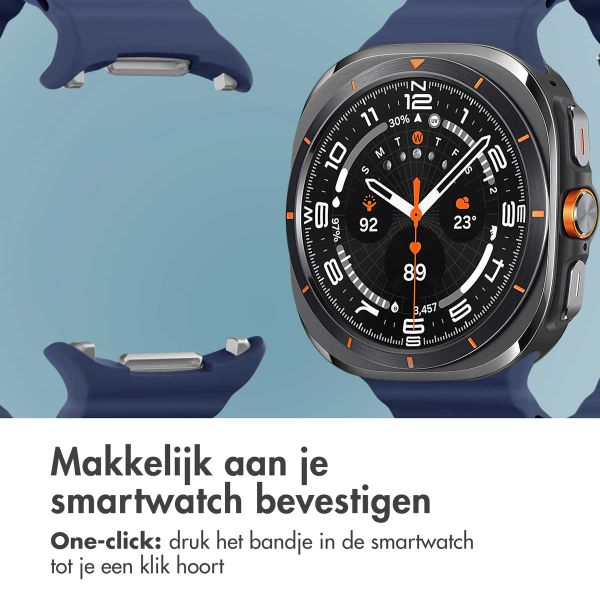 imoshion Ocean Siliconenband Samsung Galaxy Watch Ultra (2024/2025) - Midnight Blue