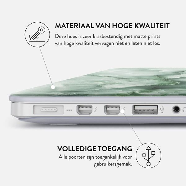 Burga Hardshell Cover Apple MacBook Air 13 inch (2022 / 2024 M3 chip / 2025 M4 chip) - Pistachio Cheesecake