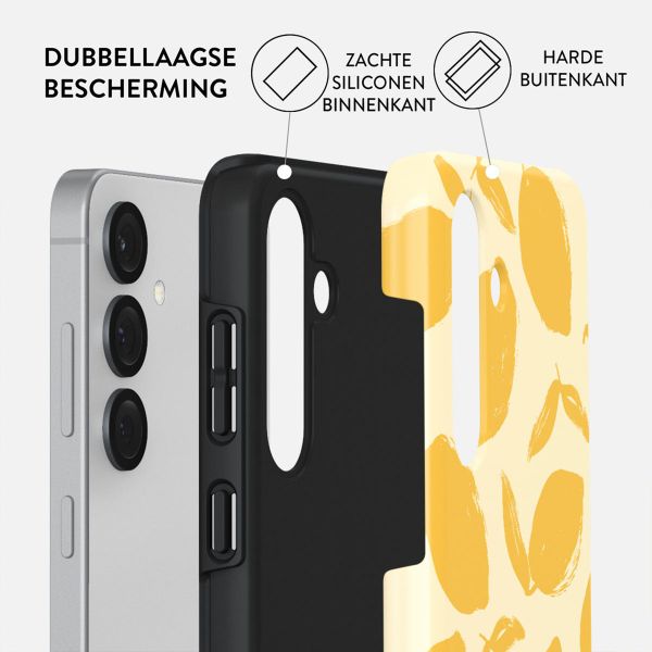 Burga Tough Backcover Samsung Galaxy S25 - Lemon Tart