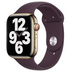 Apple Sport Band Apple Watch Series 1 t/m 9 / SE (38/40/41 mm) | Series 10 / 11 (42 mm) - Dark Cherry