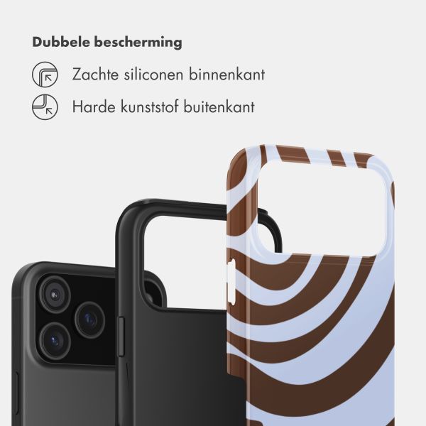 Selencia Vivid Backcover Apple iPhone 17 Pro - Dream Swirl Chocolate