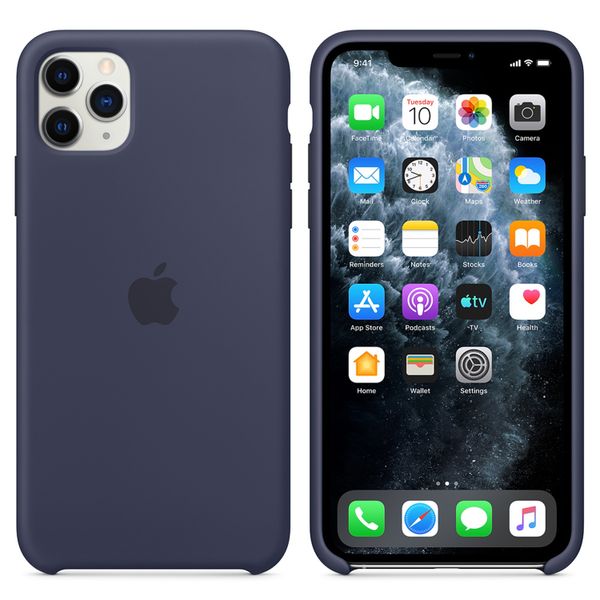 Apple Silicone Backcover Apple iPhone 11 Pro Max - Midnight Blue
