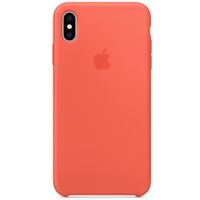 Apple Silicone Backcover Apple iPhone Xs Max - Nectarine