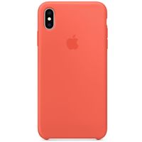 Apple Silicone Backcover iPhone Xs Max - Nectarine