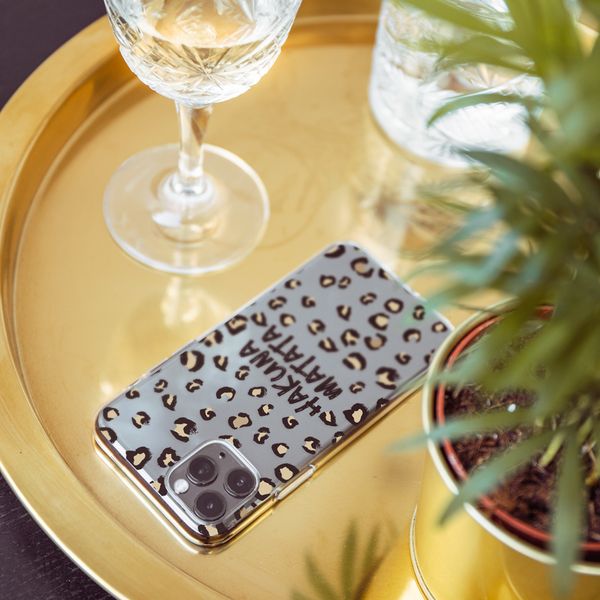 imoshion Design hoesje Galaxy S21 Plus - Luipaard - Bruin / Zwart