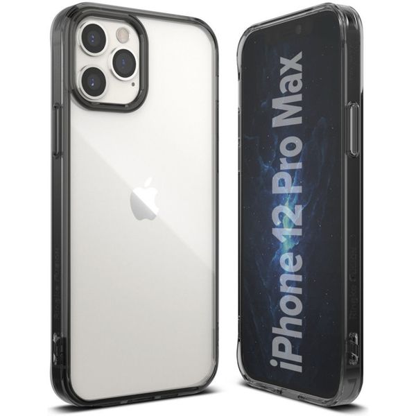 Ringke Fusion Backcover iPhone 12 Pro Max - Zwart