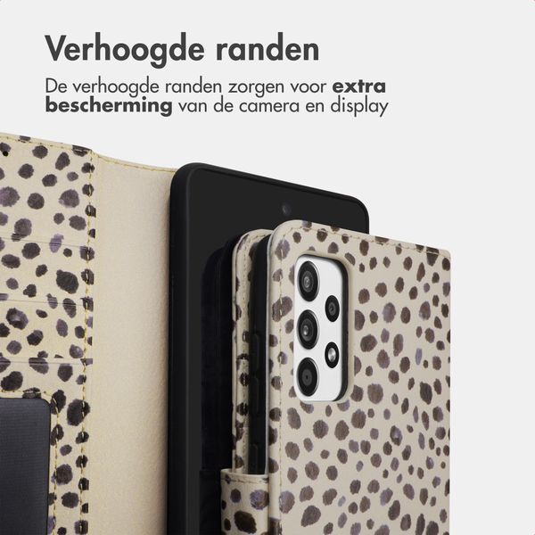 imoshion Design Bookcase Samsung Galaxy A52(s) (5G/4G) - Black And White Dots