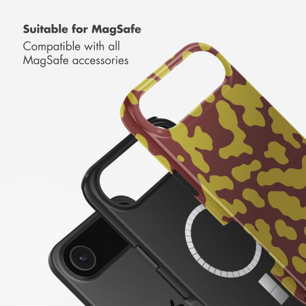 Selencia Vivid Back Cover with MagSafe Apple iPhone Air - Moo'd Olive Dust