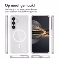 imoshion Sparkle Backcover met MagSafe Samsung Galaxy S24 - Glitter Transparant