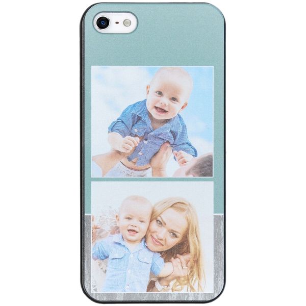 Ontwerp je eigen iPhone 5 / 5s / SE hardcase hoesje - Zwart