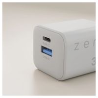 Zens Compact Oplader USB-C / USB-A 30W - Power Adapter - Wit