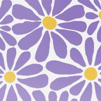 imoshion Design hoesje Samsung Galaxy S24 FE - Tropical Violet Flowers Connect