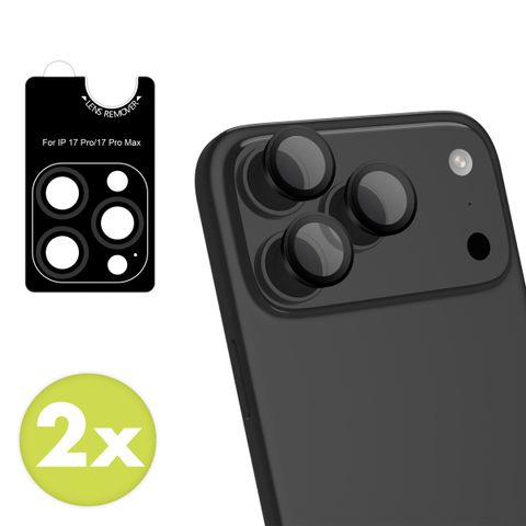 imoshion 2 Pack Camera lens protector Apple iPhone 17 Pro / 17 Pro Max - Zwart