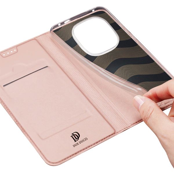 Dux Ducis Slim Softcase Bookcase Xiaomi Redmi Note 14 Pro Plus (5G) - Rosé Goud