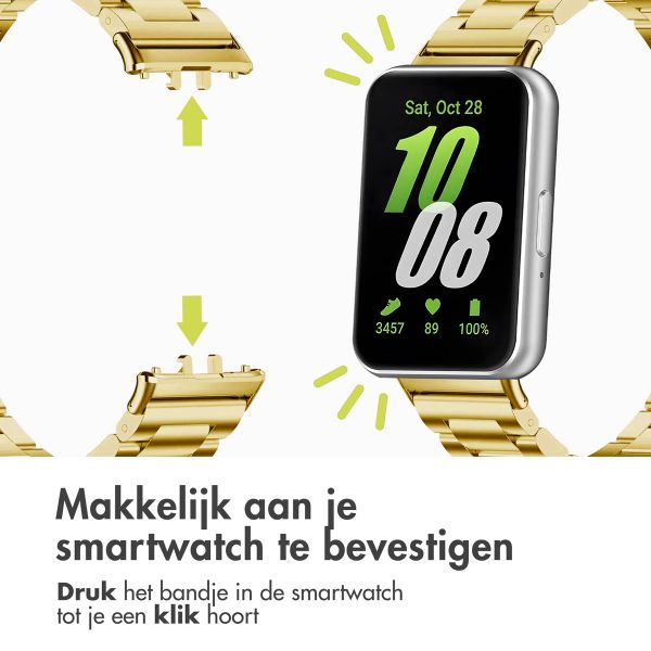 imoshion Stalen bandje Samsung Galaxy Fit 3 - Goud