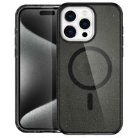 imoshion Sparkle Backcover met MagSafe Apple iPhone 15 Pro - Glitter Zwart